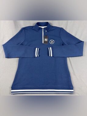 FootJoy Womens Golf Pullover 2026 US Open Shinnecock Logo Small Navy